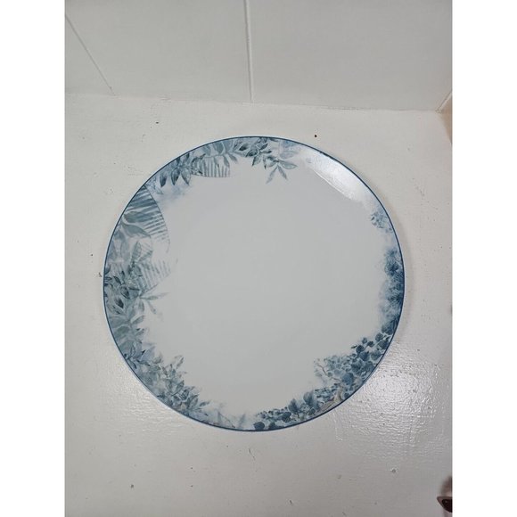 Darbie Angell Birds Of A Feather Dinner Plate, White Blue Replacement 10.75 In - Picture 1 of 4